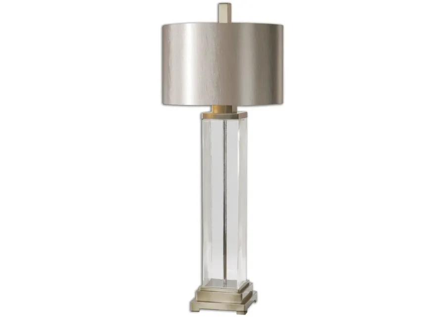 Uttermost Drustan Clear Glass Table Lamp