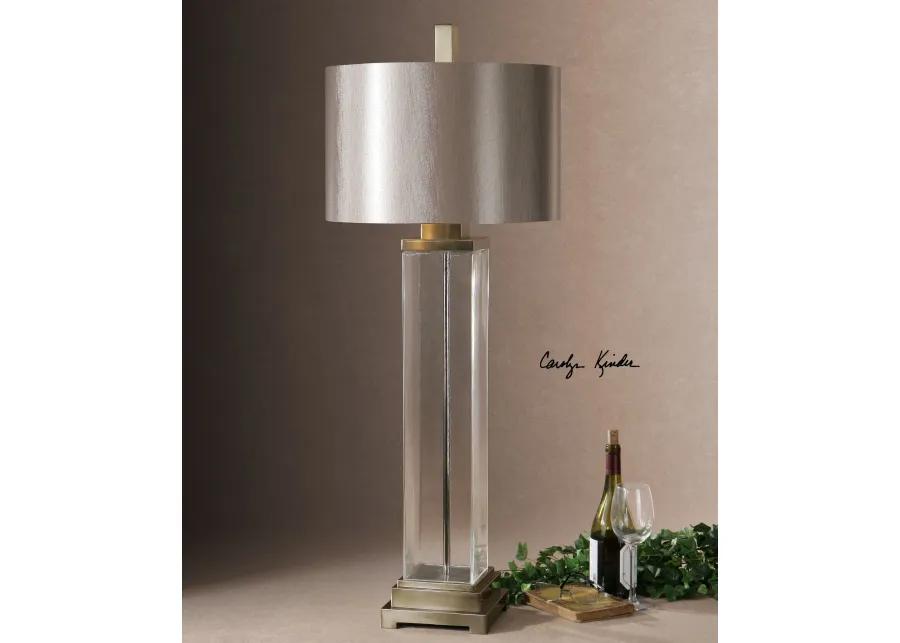 Uttermost Drustan Clear Glass Table Lamp