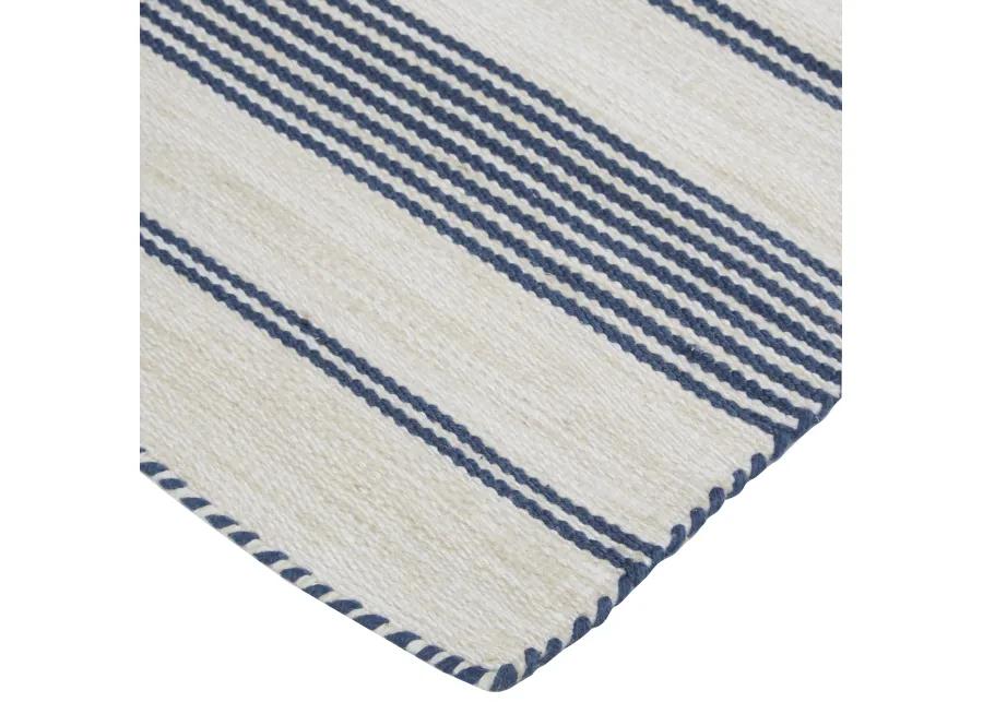 Duprine 0560F White/Ivory/Blue 4' x 6' Rug