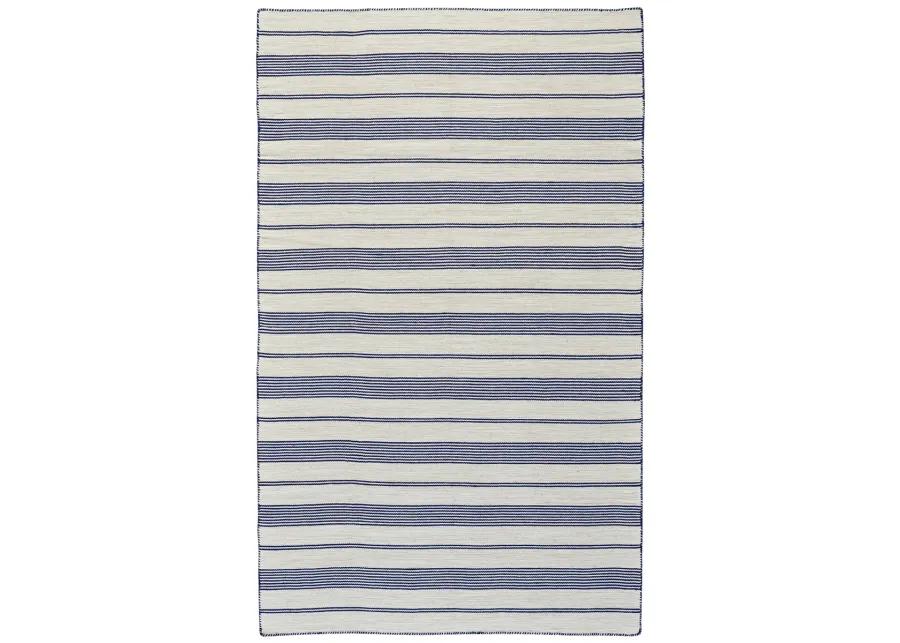 Duprine 0560F White/Ivory/Blue 4' x 6' Rug