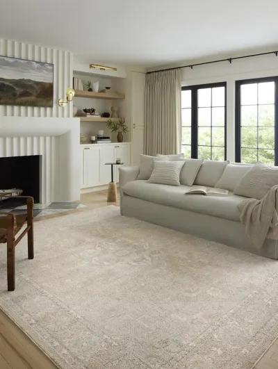 Odette ODT05 Beige/Silver 4' x 6' Rug