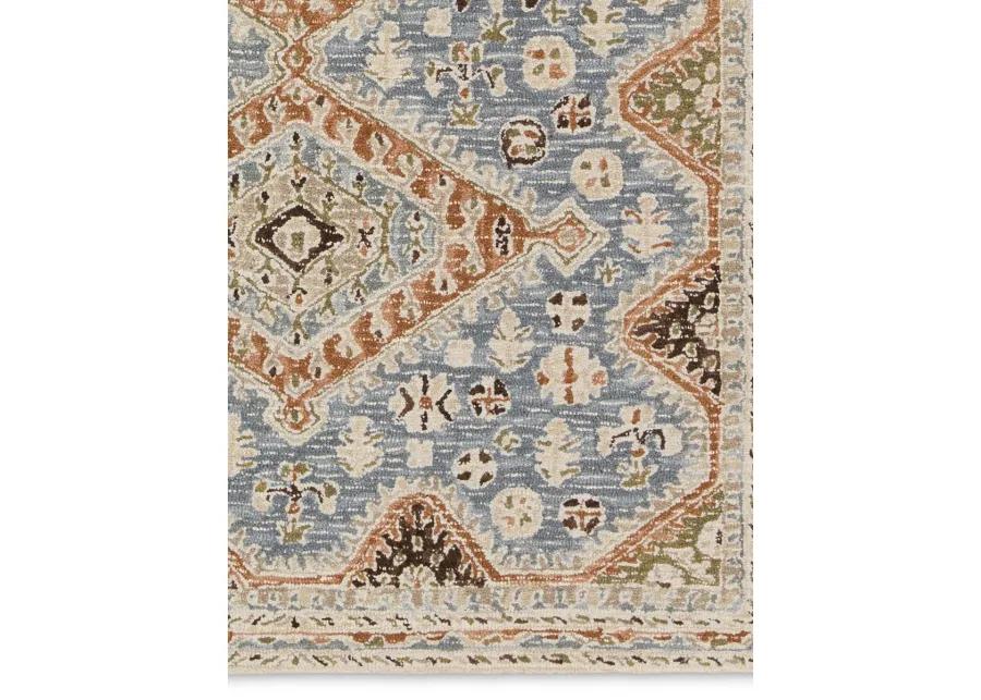 Cardamom Zascha Blue 5' x 8' Rug