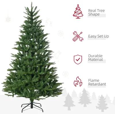 6ft Tall Prelit Artificial Christmas Tree Holiday Décor with 936 Branches