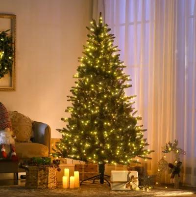 6ft Tall Prelit Artificial Christmas Tree Holiday Décor with 936 Branches