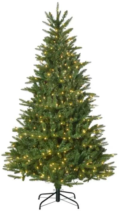 6ft Tall Prelit Artificial Christmas Tree Holiday Décor with 936 Branches