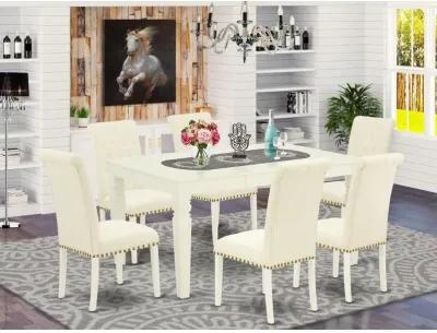 Dining Room Set Linen White