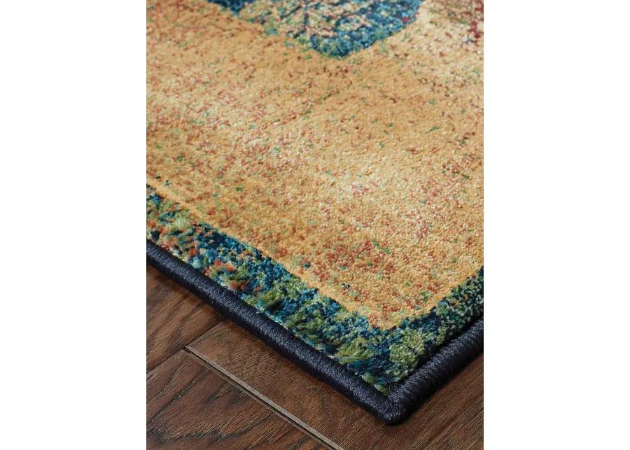 Kharma 2' x 3' Blue Rug