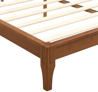 Merax Solid Dry Bamboo Wood Platform Bed Frame