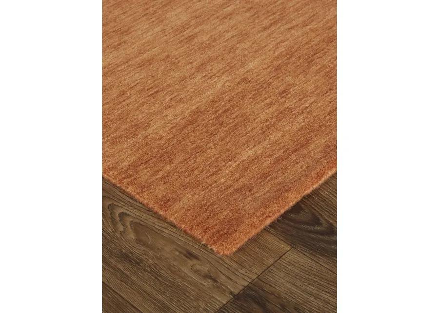 Luna 8049F 8' x 8' Round Orange Round Rug