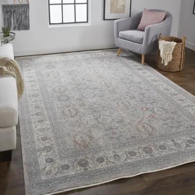 Marquette 3761F Taupe/Silver/Blue 6'7" x 9'10" Rug