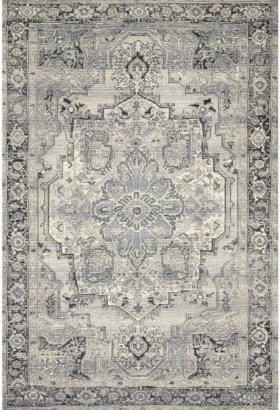 Mika Grey/Blue 10'6" x 13'9" Rug