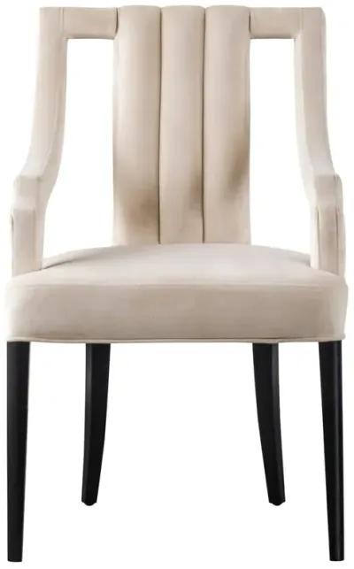 Viola Velvet Fabric Klismos Chair