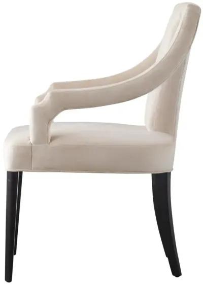 Viola Velvet Fabric Klismos Chair