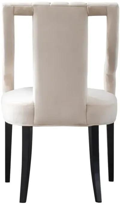 Viola Velvet Fabric Klismos Chair