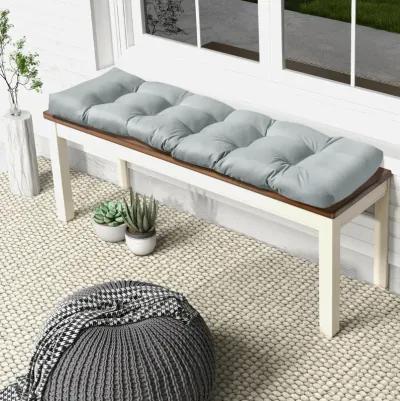 Indoor Outdoor Tufted Bench Cushion with Soft PP Cotton