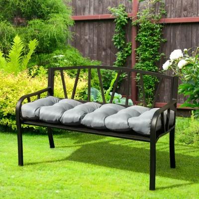 Indoor Outdoor Tufted Bench Cushion with Soft PP Cotton