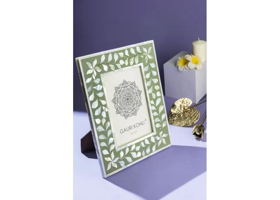 Jodhpur Mother of Pearl Picture Frame - 5"x7"