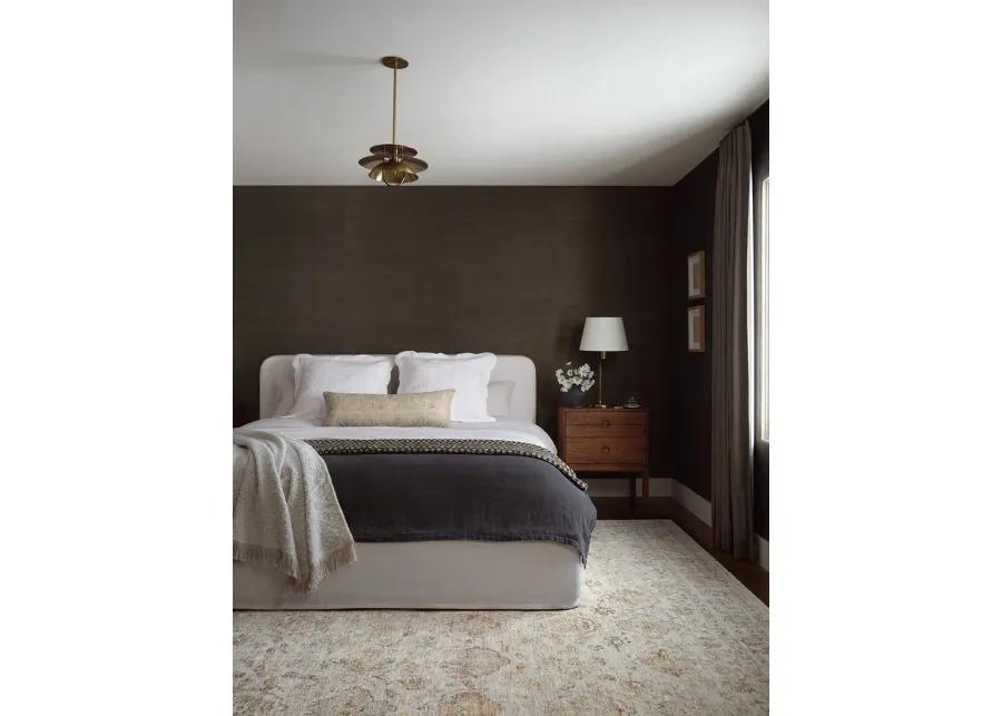 Honora Beige/Spice 3'9" x 5'9" Accent Rug by Amber Lewis x Loloi