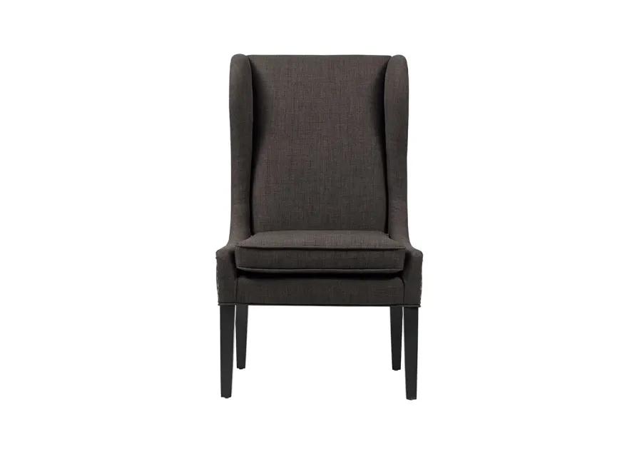 Gracie Mills Nataly Traditional Upholstered High Wing back Dining Chair