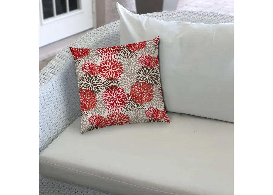 Brown Indoor/Outdoor Pillow - Sewn Closure?14x20