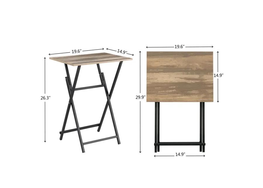 Portable Folding TV Tray Table for Small Spaces