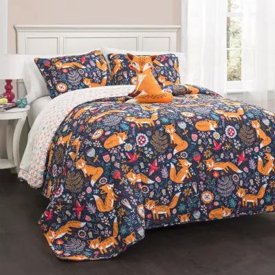 Pixie Fox Quilt 3Pc Set