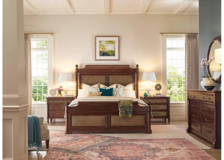 Charleston California King Panel Bed