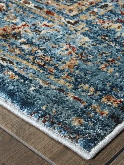 Empire 2'3" x 7'6" Blue Rug