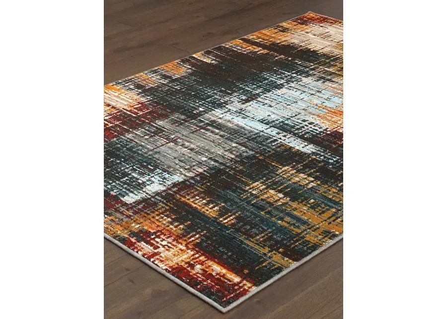 Sedona 1'10" x 3' Blue Rug