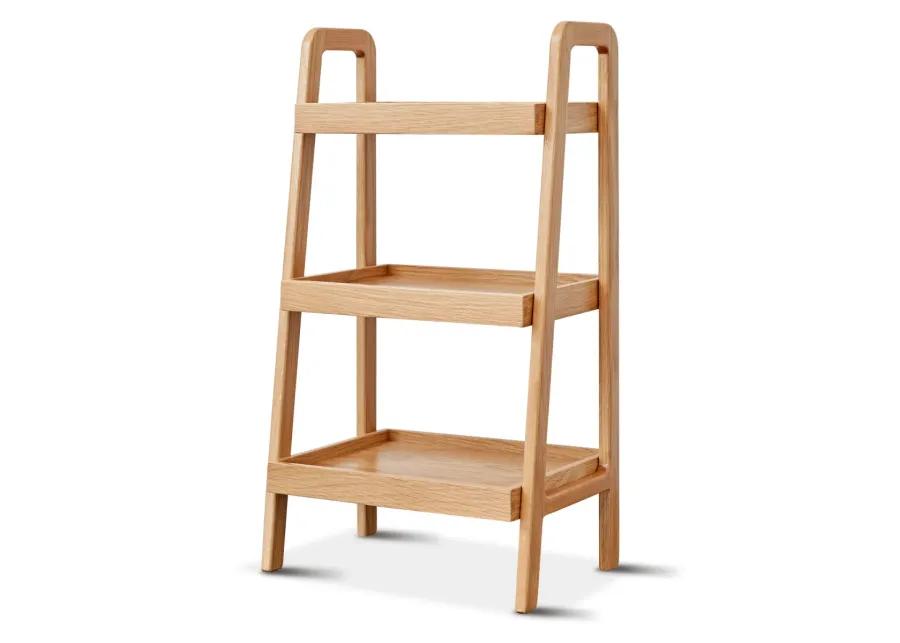 Storage Bench, 3-Tier Beech Wood Shoe Rack for Entryway