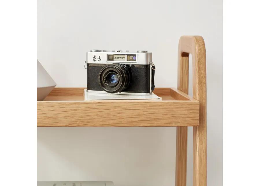 Storage Bench, 3-Tier Beech Wood Shoe Rack for Entryway