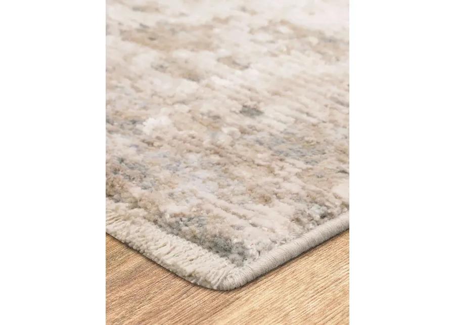 Solitude Velleta Cream  Beige 2' 7" X 7' 3" Rug