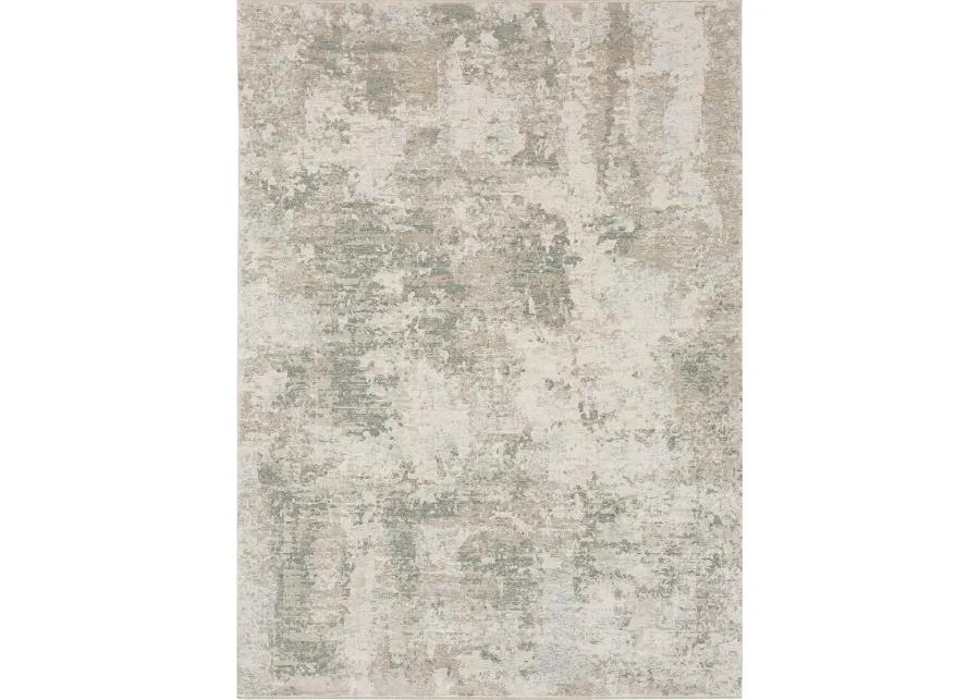 Solitude Velleta Cream  Beige 2' 7" X 7' 3" Rug