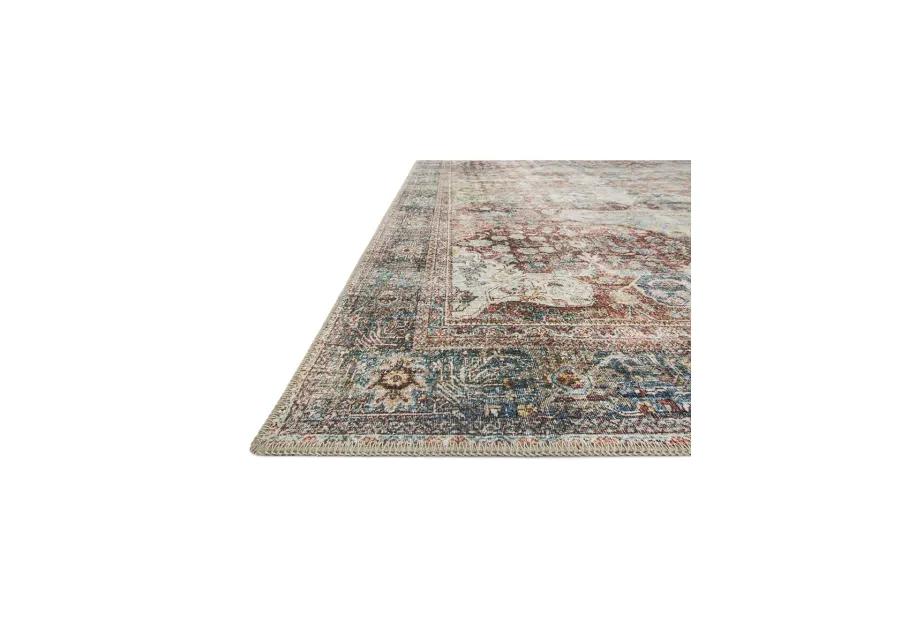 Loren LQ14 Brick/Multi 3'6" x 5'6" Rug