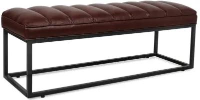 Metal Base Upholstered Bench For Bedroom For Entryway