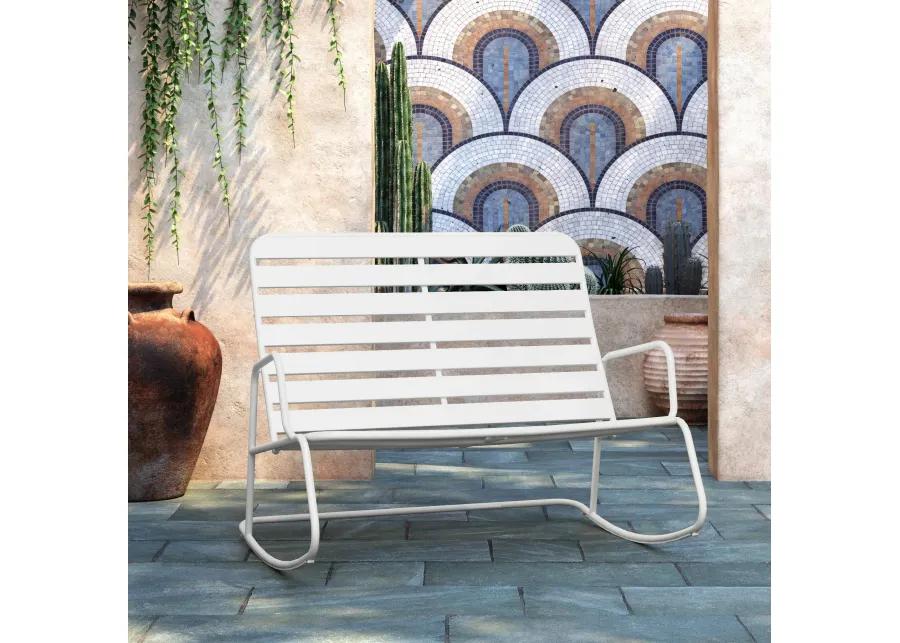 Roberta Outdoor/Indoor Rocker Loveseat