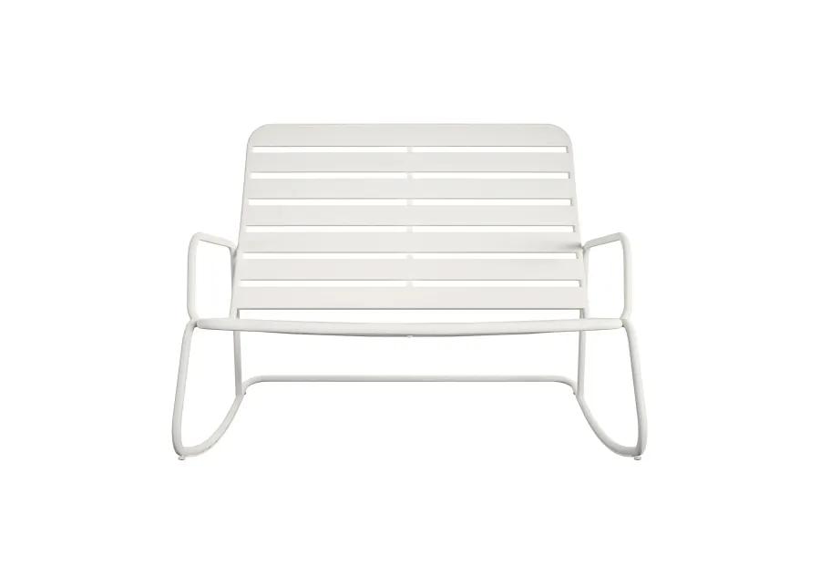 Roberta Outdoor/Indoor Rocker Loveseat