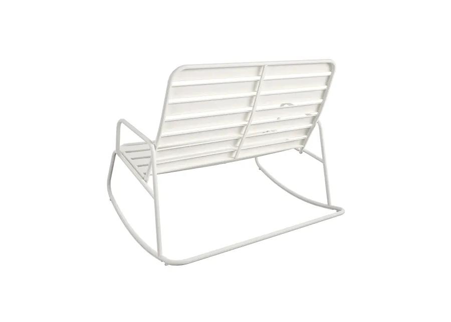 Roberta Outdoor/Indoor Rocker Loveseat