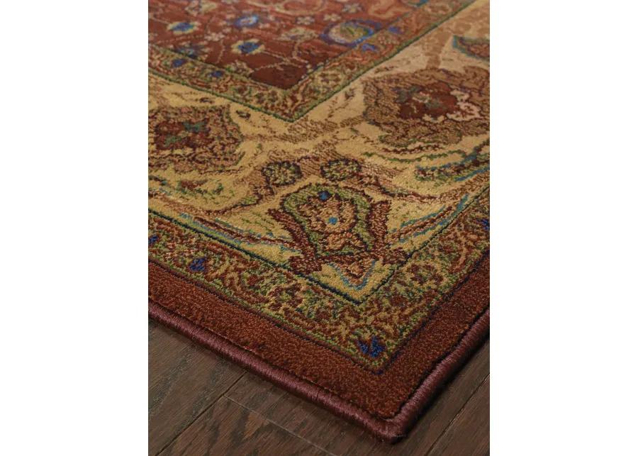 Kharma 5'3" x 7'6" Red Rug