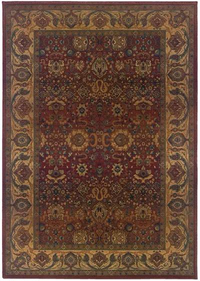 Kharma 5'3" x 7'6" Red Rug