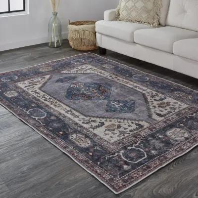 Percy 39AKF Blue/Brown/Ivory 9'2" x 12' Rug