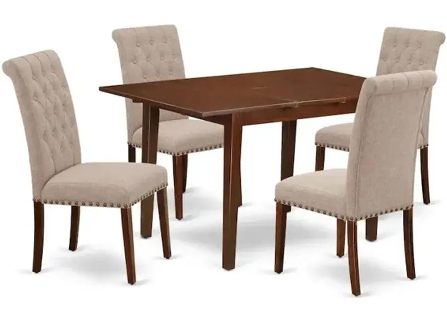 Dining Room Set Mahogany, NOBR5-MAH-04