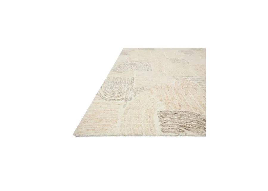 Milo MLO02 Peach/Pebble 7'9" x 9'9" Rug