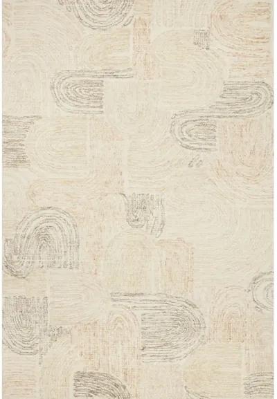 Milo MLO02 Peach/Pebble 7'9" x 9'9" Rug