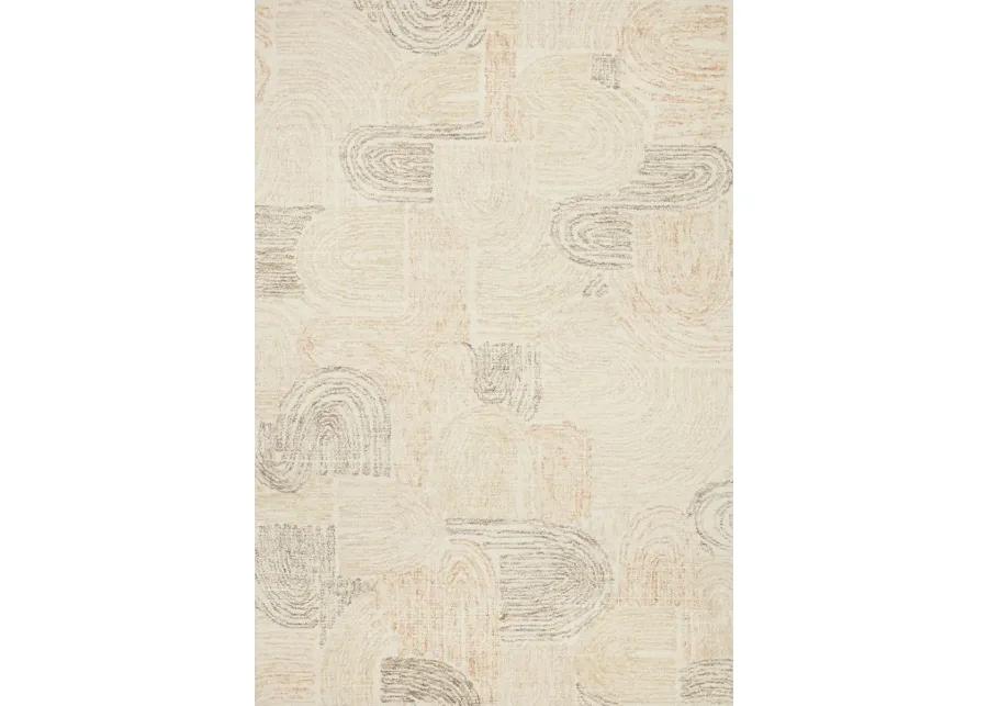 Milo MLO02 Peach/Pebble 7'9" x 9'9" Rug