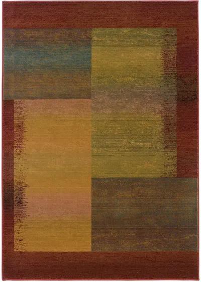 Kharma II 5'3" x 7'6" Green Rug