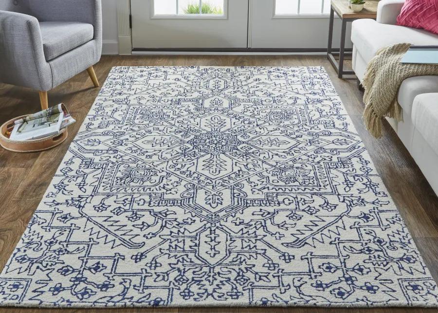 Belfort 8778F Ivory/Blue 10' x 14' Rug