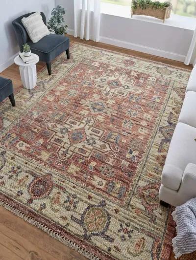 Fillmore 69CKF 8' x 10' Red/Ivory/Gold Rug