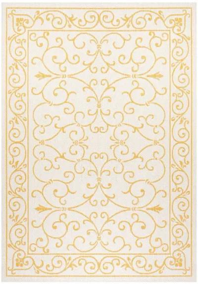 Charleston Vintage Filigree Textured Weave Indoor/Outdoor Area Rug