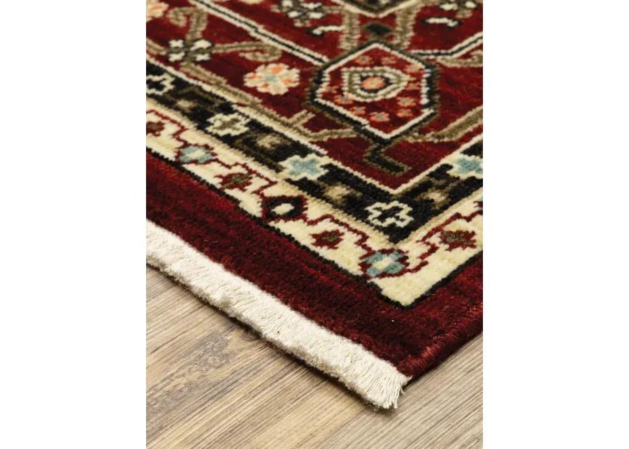 Lilihan 9'10" x 12'10" Red Rug